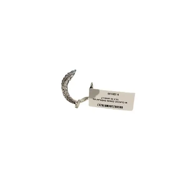 NWT John Hardy Classic Chain Overlap Ring $1295